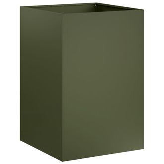 vidaXL Macetero De Jard&iacute;n Verde Oliva 40 X 40 X 75 Cm Vidaxl