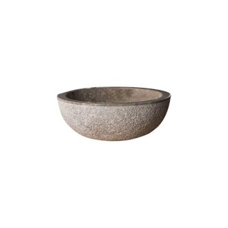 Wanda Collection Lavabo sobre encimera de m&aacute;rmol Estr&oacute;mboli gris 40 cm