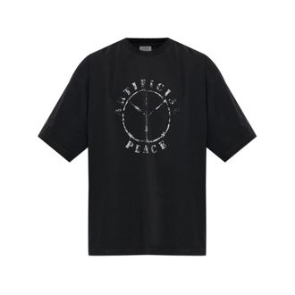 VETEMENTS Heren, Tops, Zwart, Maat: XS Katoen