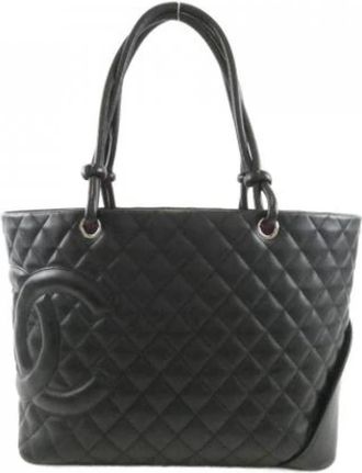 Chanel Pre-owned Cambon Ligne Tote Bag - Dames - Vintage Shopper - Zwart - ONE Size - Vintage