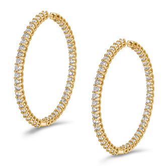 The Diamond Store Naomi Heart Cut Lab Diamond Engagement Ring 0.50ct H/SI in 18k Gold Vermeil