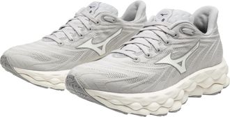 Mizuno Womens Wave Sky 8 Shoes In Harbor Mist/snow White