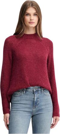 Joop Gebreide trui - Dames - Ronde hals truien - Rood - M - Wol - Truien & Vesten
