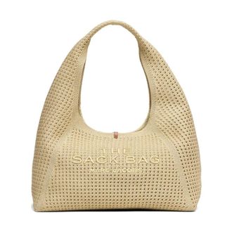 Marc Jacobs Tassen, Dames, Beige, ONE Size, Polyester, The Crochet Sack Bag