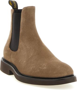 Doucal's Suede Chelsea Chelsea Boot - Taupe