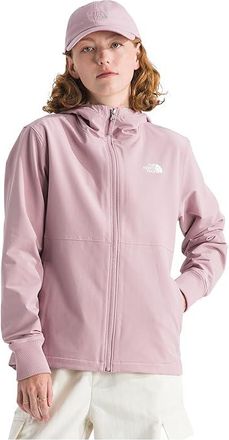 The North Face Shelbe Raschel Hoodie Womens Coat Metal Pink : 2XL, Polyester/Elastane