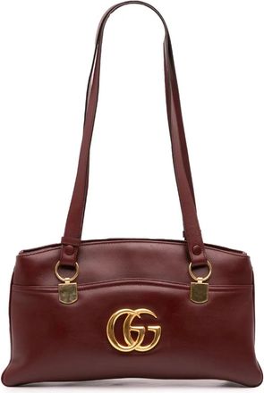 Gucci 2016-2025 grote Arli leren schoudertas - Rood