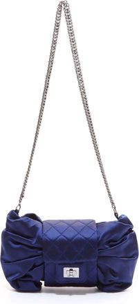 Chanel 2008 2.55 Bow shoulder bag - women - Satin - One Size - Blue