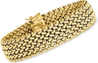 Ross-Simons Italian 14kt Yellow Gold Riso Bracelet