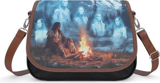 Generic Native U.S. Chief Spirit Small Womens Crossbody Bags Shoulder Handbag with Adjustable Strap for Travel