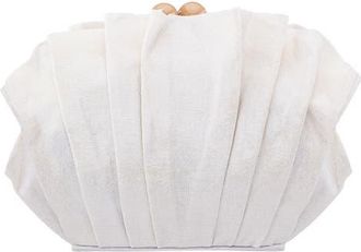 Nina Reef Clutch in Silver at Nordstrom