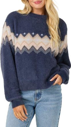 O'Neill Kieren Crewneck Sweater in Navy at Nordstrom, Size Xx-Large