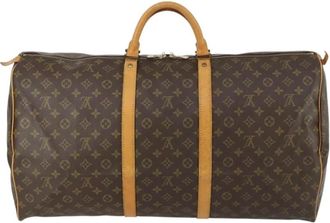 Louis Vuitton Pre-owned Weekend Bags, unisex, Brown, Size: ONE SIZE Pre-owned Keepall Travel Bag