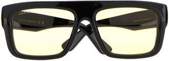 Gucci Womens Black Acetate Sunglasses