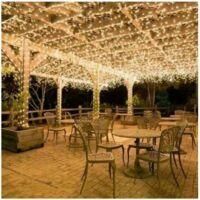 OEM Guirnalda De Luces Led De 100 M Y 600 Luces Para Carnaval, Bodas, Exteriores, Jardines E Iluminaci&oacute;n Interior (blanco C&aacute;lido) - Crezuo