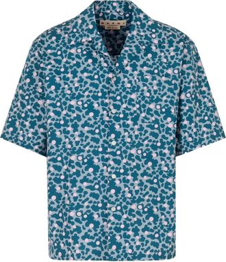 Marni short-sleeve pocket shirt - Blu