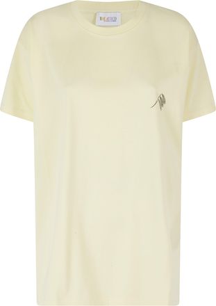 The Attico Yellow Bandana Graphic-Printed Cotton T-Shirt