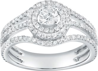 LuvMyJewelry Veyora 0.8 Ct 14K Gold Diamond Ring