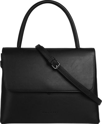 Bugatti Henkeltasche BUGATTI ILVA, Damen, Gr. B/H/T: 31cm x 24cm x 14cm onesize, schwarz, Kunstfaser, leicht gl&auml;nzend, unifarben, Taschen Henkeltasche