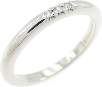 Tiffany & Co. Silver Platinum 950 Band Ring (Pre-Owned)
