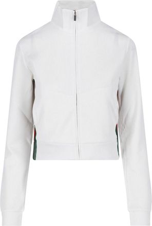 Gucci Felpa Zip In Jersey Di Cotone