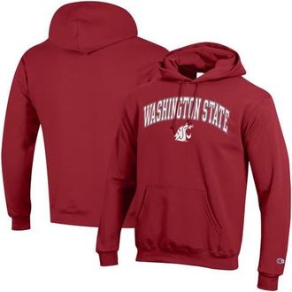 Champion Mens Champion Crimson Washington State Cougars Arched Logo Fleece Pullover Hoodie at Nordstrom, Size Xx-Large