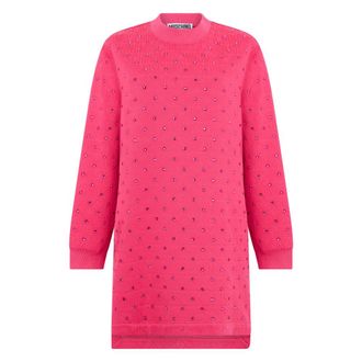 Moschino Korte Jurk - Dames - Jurken - Roze - Maat: S Katoen