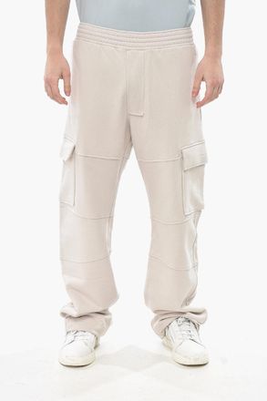 Givenchy Joggers Cargo Straight Leg in Cotone Garzato Givenchy