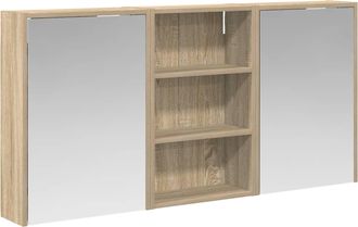 vidaXL Juego De Muebles De Ba&ntilde;o 3 Uds. 126 X 16 X 62.5 Cm Vidaxl
