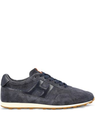 Hogan Sneakers met logopatch - Blauw