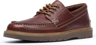 Clarks Mens Weltridge Moc, Dark Tan Leather, 12 Wide