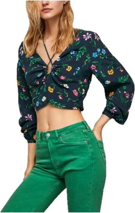 Pepe Jeans London Blouses - Dames - Blouses - Blauw - L - Overhemden