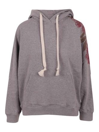 Noumeno Concept Floral Print Hoodie