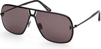 Tom Ford Sunglasses, unisex, Black, Size: 63 MM Stavros Sunglasses