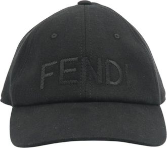 Fendi Caps, male, Black, Size: ONE SIZE Baseball Cap