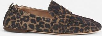 AGL Cristiana Leather Moccasin in Leopard at Nordstrom, Size 38.5