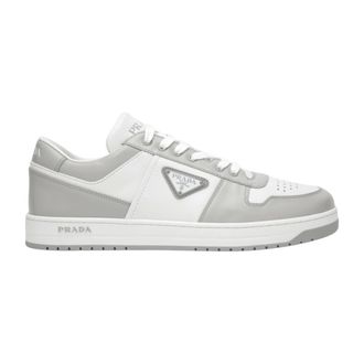 Prada Heren, Schoenen, Wit, Maat: 43 1/2 EU Leer