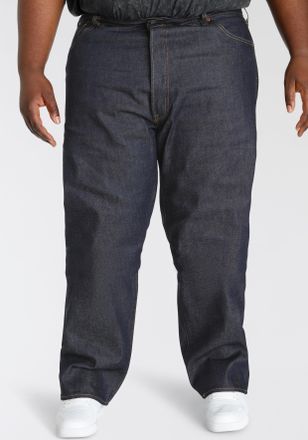 Levi's Plus Straight-Jeans LEVIS PLUS 501 LEVISORIGINAL B&T, Herren, Gr. 48, L&auml;nge 32, blau (rainforest rigid), Denim/Jeans, Obermaterial: 100% Baumwolle, straigh
