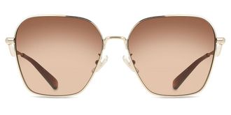 Coach HC7168 CW189 900574 Womens Sunglasses Gold Size 55