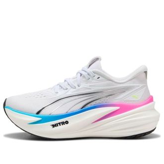 Puma (WMNS) PUMA MagMax Nitro 2 White Ultra Blue Pink 312126-06