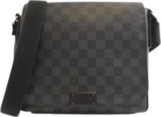 Louis Vuitton Pre-owned Cross Body Bags, male, Black, Size: ONE SIZE Pre-owned Canvas louis-vuitton-bags