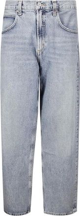 A Gold E Heren, Jeans, Blauw, Maat: W29 Katoen