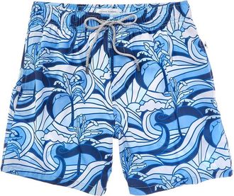 Vintage Summer Swimwear Vintage Summer Printed Swim Short
