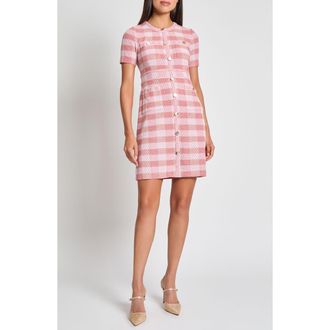 Misook Modern Fit Tweed Sheath Dress in Honey Suckle at Nordstrom Rack, Size X-Large