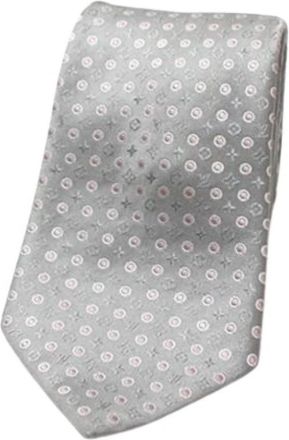 Louis Vuitton Pre-owned Vintage Cravat - Heren - Vintage Accessoires - Grijs - ONE Size - Vintage