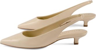 Marc Fisher Womens Posey Leather Heel In Ivory