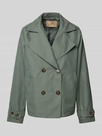Soyaconcept Trenchcoat mit Leistentaschen Modell AMANDA in Schilf, Gr&ouml;&szlig;e XXL