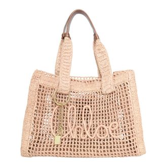 Chlo&eacute; Summer Banana Tote - unisex - Tassen - Roze - Maat: ONE Size Leer