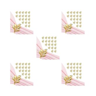 OEM 100 Anillos Para Servilletas De Papel Dorado - Anillos Para Servilletas De Papel Dorado Para Servilletas De Mesa - Anillos Para Servilletas De Fiesta