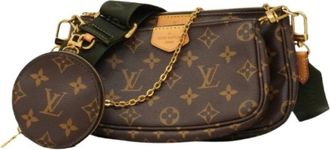 Louis Vuitton Pre-owned Cross Body Bags, female, Brown, Size: ONE SIZE Pre-owned Multi Pochette Accessoires